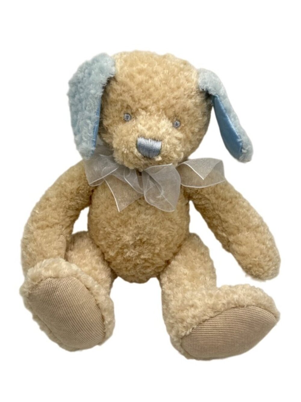 Cuddly Child Dog Plush Lovey Blue Ears Eyes Softstuff Adorable Blonde